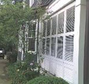 White Exterior Shutters in Acworth, GA